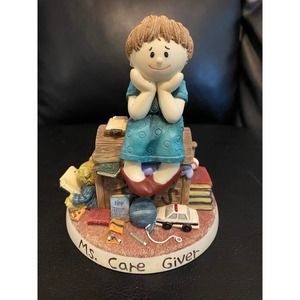 1998 "Ms Care Giver" by Zingle-Berry Little Girl w/Toys - Great Detail